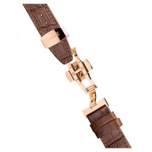 Ingersoll 1892 I04603 Herrenuhr The Hawley Automatikwerk Edelstahl poliert Ziffernblatt Silber Lederarmband Braun matt