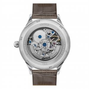 Ingersoll 1892 I06302 Ladies The Vickers Movement Automatic Case Stainless Steel Dial Silver Strap Leather Grey Matt