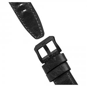 Ingersoll I02202 Mens Watch The Armstrong Automatic Stainless Steel Polished Dial Cream Strap Strap  Color  Black