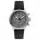 Ingersoll I01903 Mens Watch The Bateman Quartz Stainless Steel Polished Dial Grey Strap Strap  Color  Black