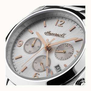 Ingersoll DISCOVERY I05401 Ladies The Universal Movement Quartz Case Stainless Steel Dial Silver Strap Bracelet Stainless Steel