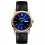 Ingersoll I00504 Mens Watch The New Haven  Automatic Stainless Steel Polished Dial Blue Strap Strap  Color  Black