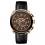 Ingersoll I01202 Mens Watch The Michigan Quartz Stainless Steel Polished Dial Brown Strap Strap  Color  Black
