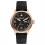 Ingersoll I01803 Mens Watch The Bateman Quartz Stainless Steel Polished Dial Black Strap Strap  Color  Black